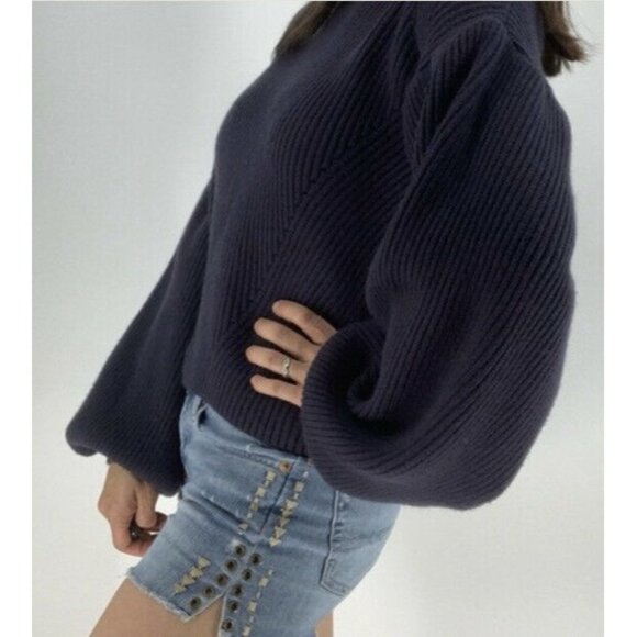 Maisie Peter Bishop Sleeve Sweater size Large sweater Knitted - Picture 2 of 9